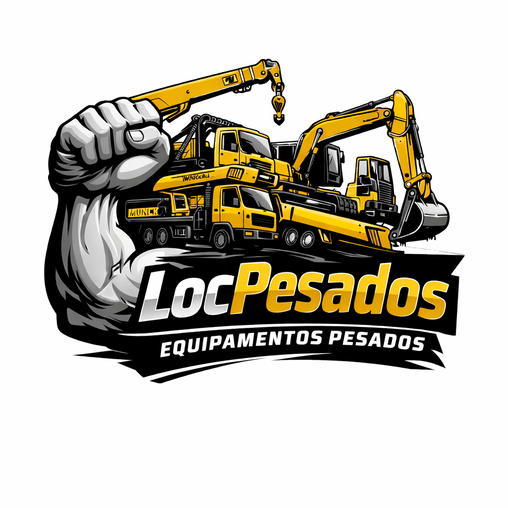 Logo da LocPesados, empresa de equipamentos pesados.